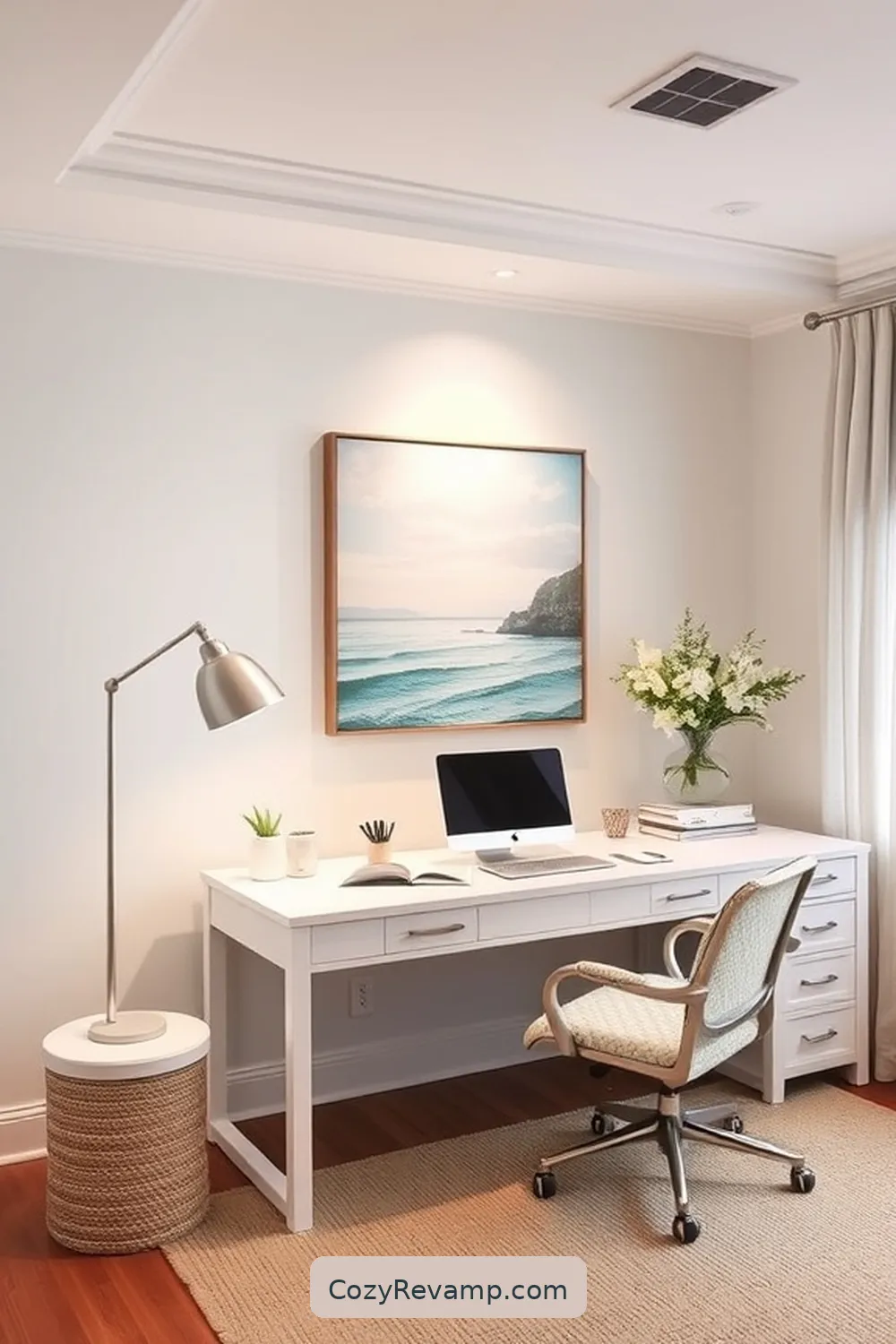 20 Essential Coastal Home Office Materials With Solar-Powered Lights 6 Coastal-Themed Artwork for 20 Essential Coastal Home Office Materials With Solar-Powered Lights