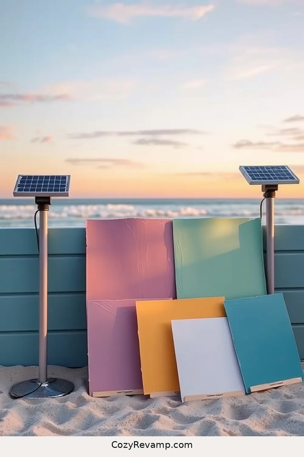 20 Essential Coastal Home Office Materials With Solar-Powered Lights 12 Eco-Friendly Paint for 20 Essential Coastal Home Office Materials With Solar-Powered Lights