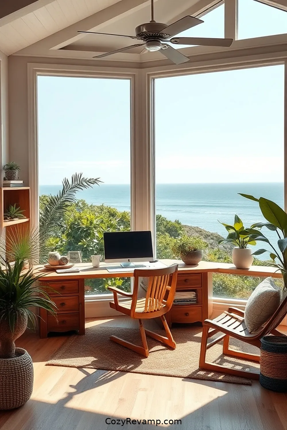 20 Essential Coastal Home Office Materials With Solar-Powered Lights 2 Natural Wood Furniture for 20 Essential Coastal Home Office Materials With Solar-Powered Lights