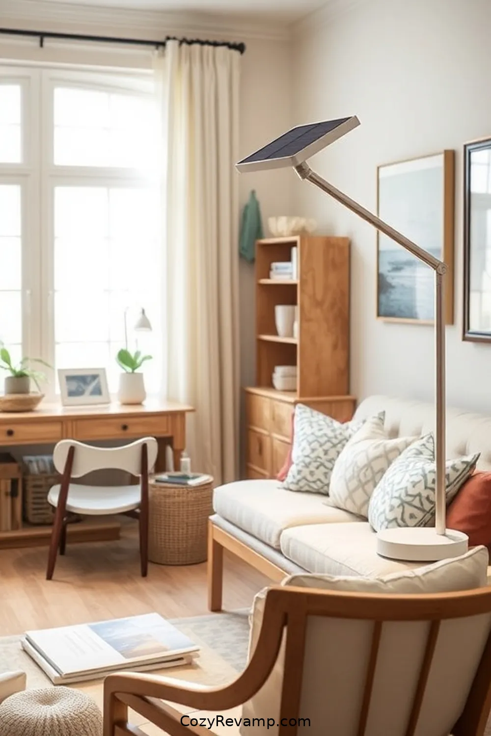 20 Essential Coastal Home Office Materials With Solar-Powered Lights 14 Solar-Powered Desk Lamp for 20 Essential Coastal Home Office Materials With Solar-Powered Lights