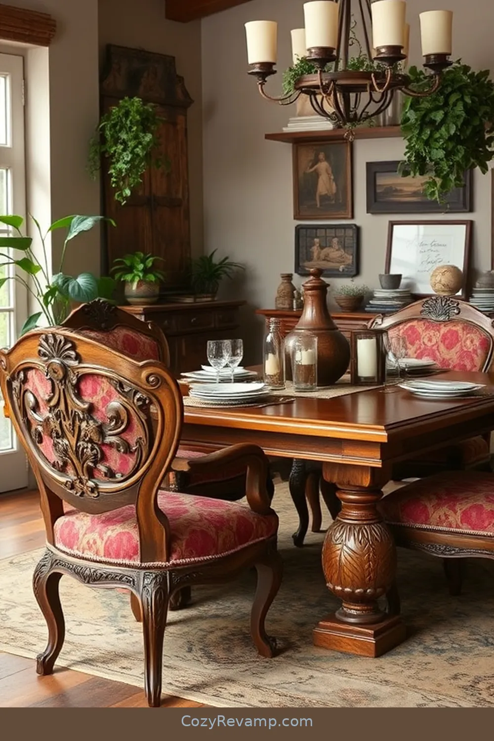 20 Essential Elements of Bohemian Dining Rooms With Reclaimed Materials 3 Vintage Chairs With Character for 20 Essential Elements of Bohemian Dining Rooms With Reclaimed Materials