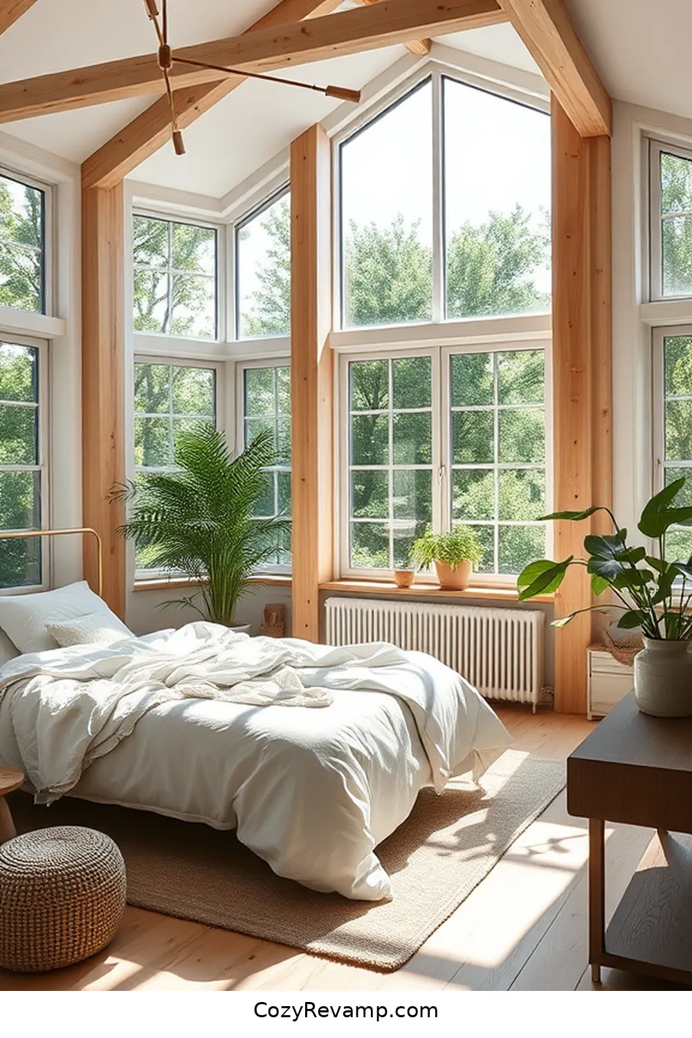 20 Essential Elements of Scandinavian Bedroom Design With Organic Cotton Material 4 Natural Lighting for 20 Essential Elements of Scandinavian Bedroom Design With Organic Cotton Material