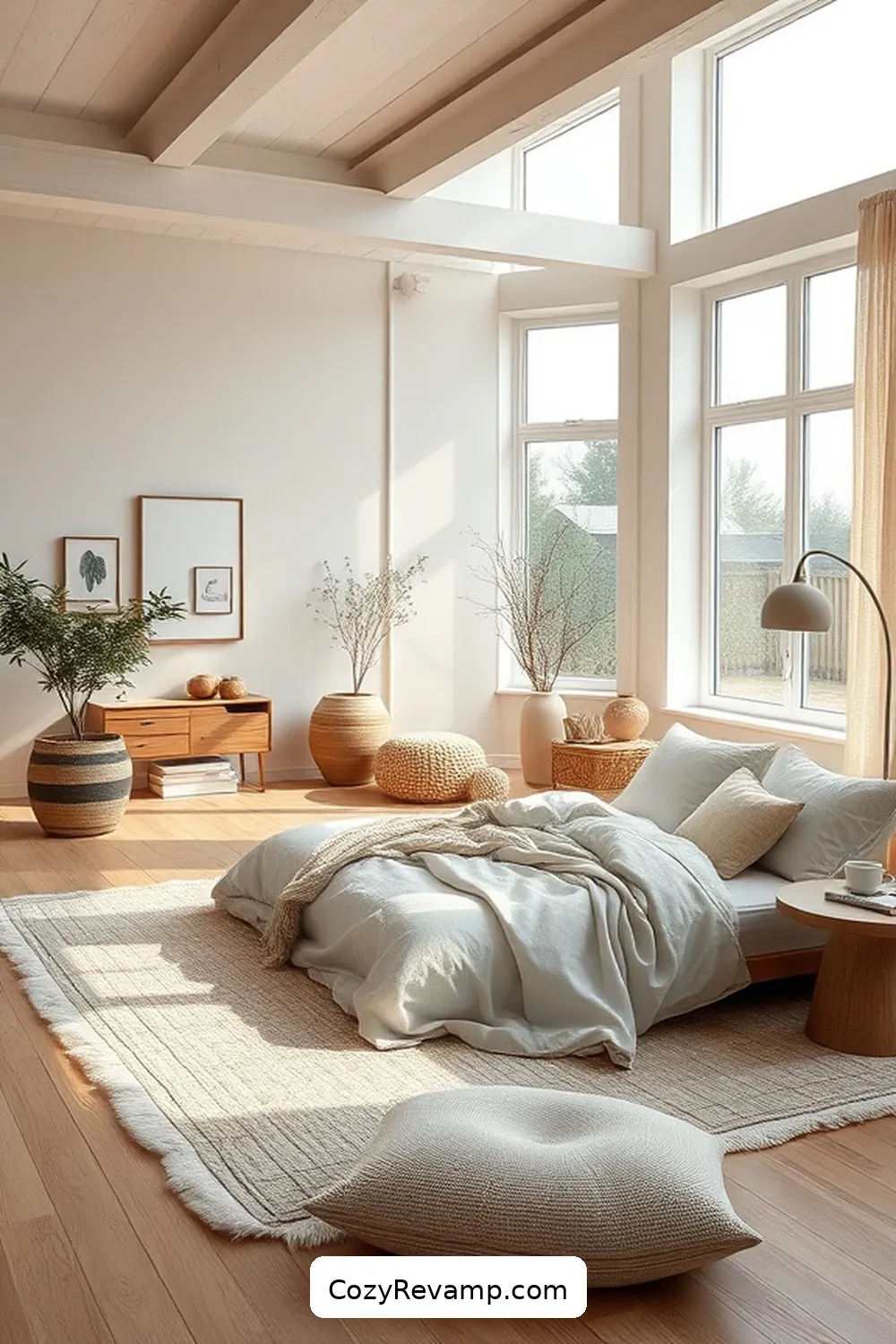 20 Essential Elements of Scandinavian Bedroom Design With Organic Cotton Material 19 Open Spaces for 20 Essential Elements of Scandinavian Bedroom Design With Organic Cotton Material