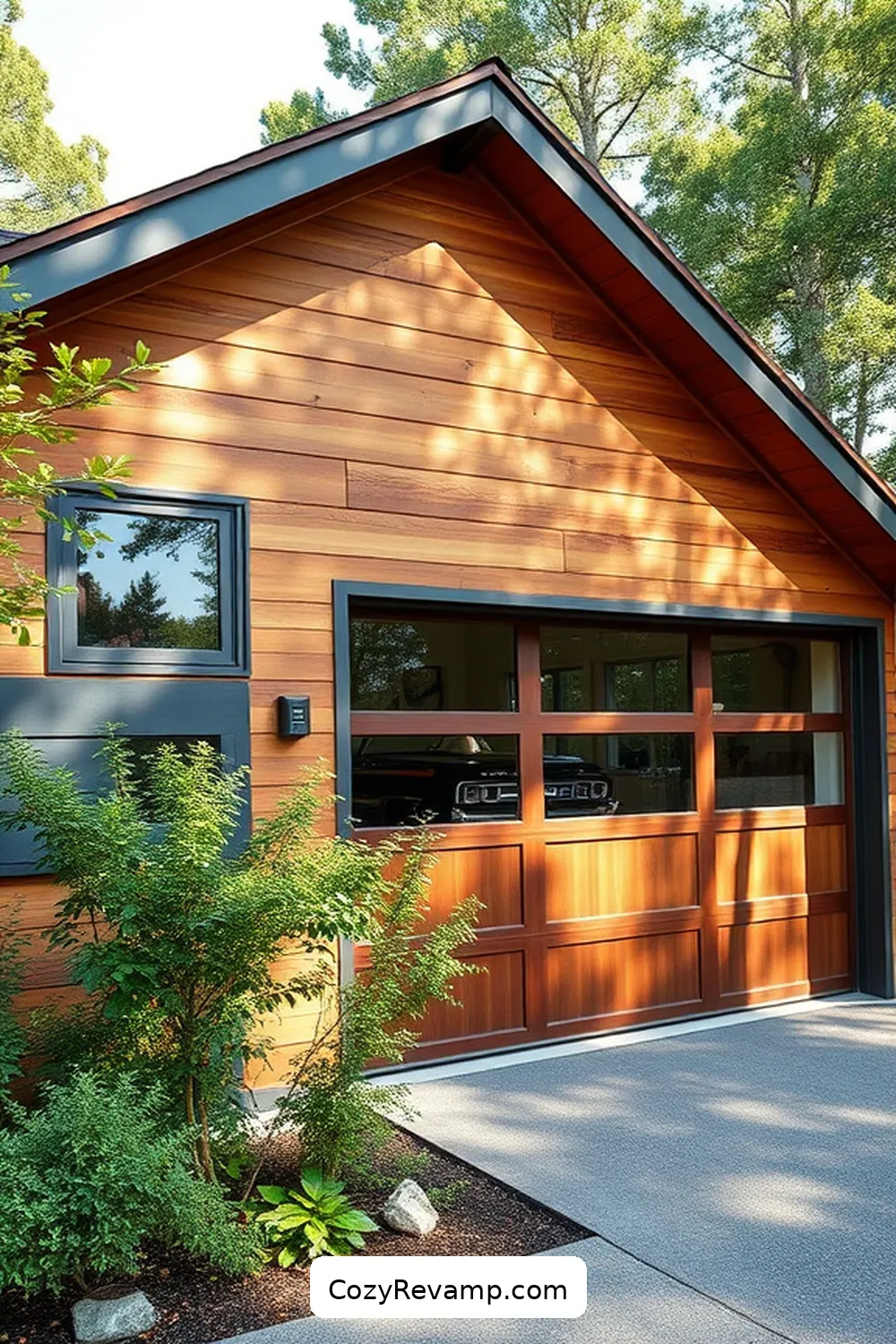 Eco-Friendly Materials for 20 Essential Elements of a Mid-Century Modern Garage With Reclaimed Materials