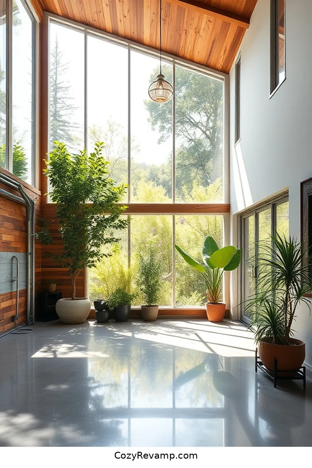 Natural Light for 20 Essential Elements of a Mid-Century Modern Garage With Reclaimed Materials