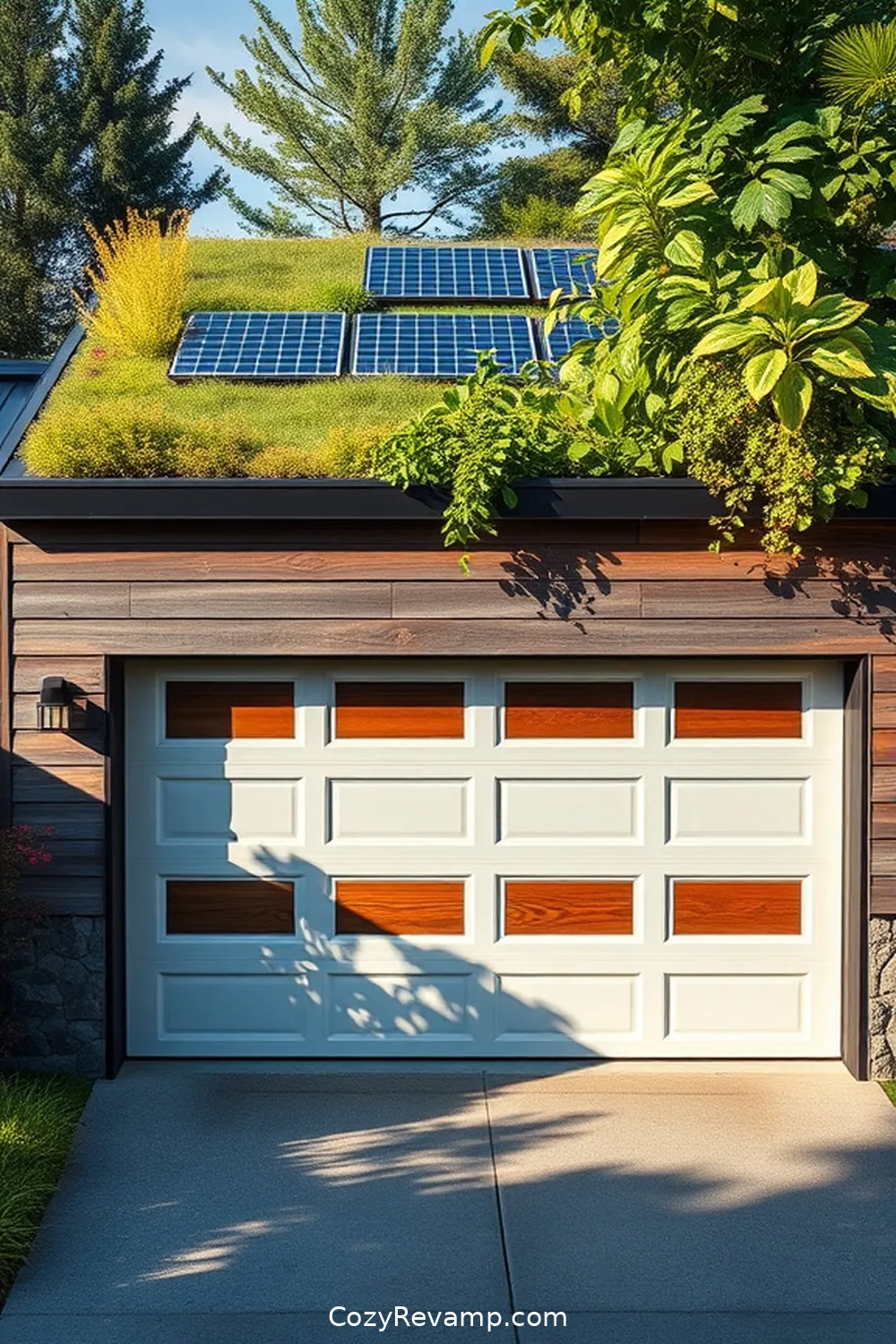 Sustainable Roofing Options for 20 Essential Elements of a Mid-Century Modern Garage With Reclaimed Materials