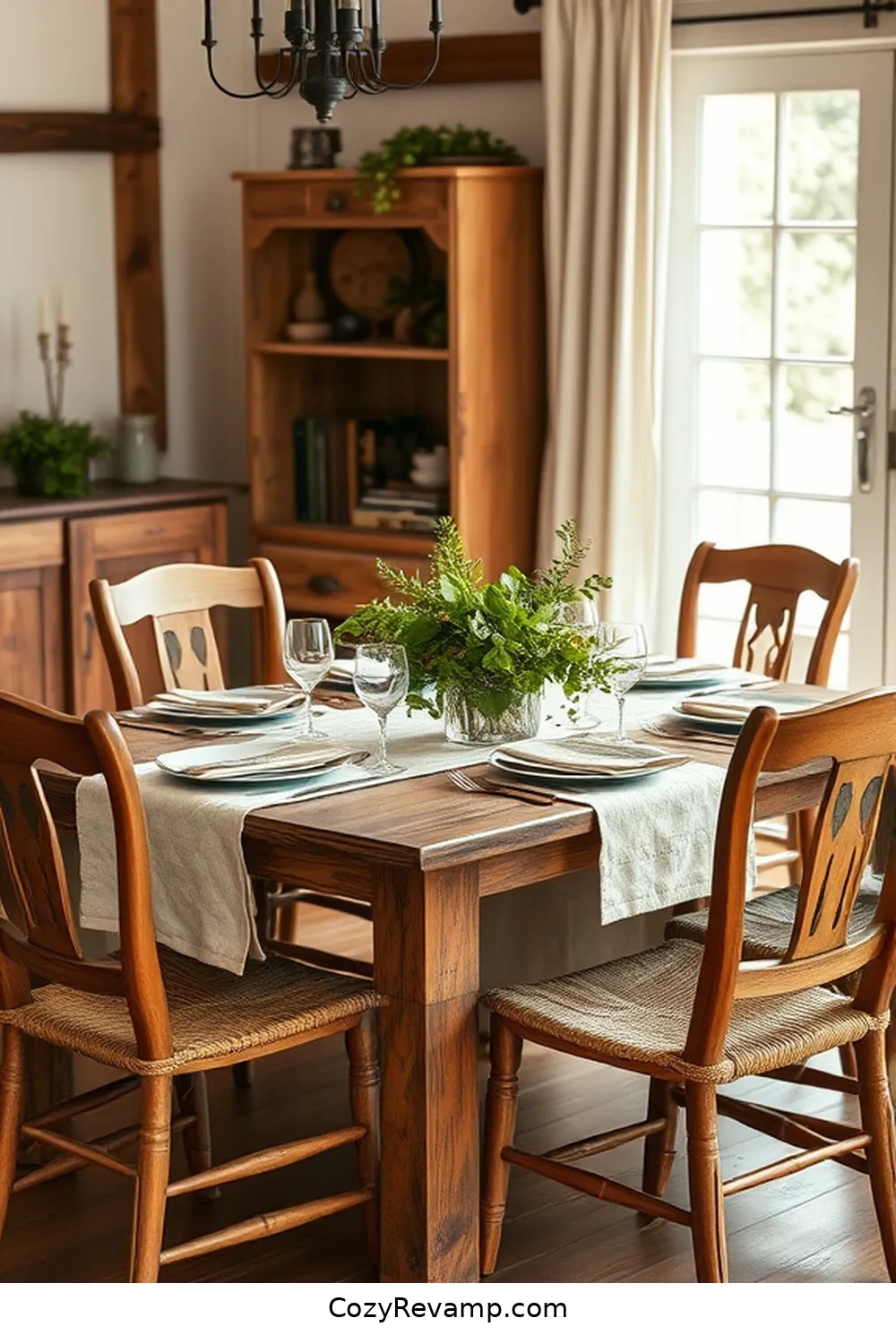 Farmhouse-Style Dining Table for 20 Essentials for a Modern Farmhouse Dining Room With Organic Cotton Material