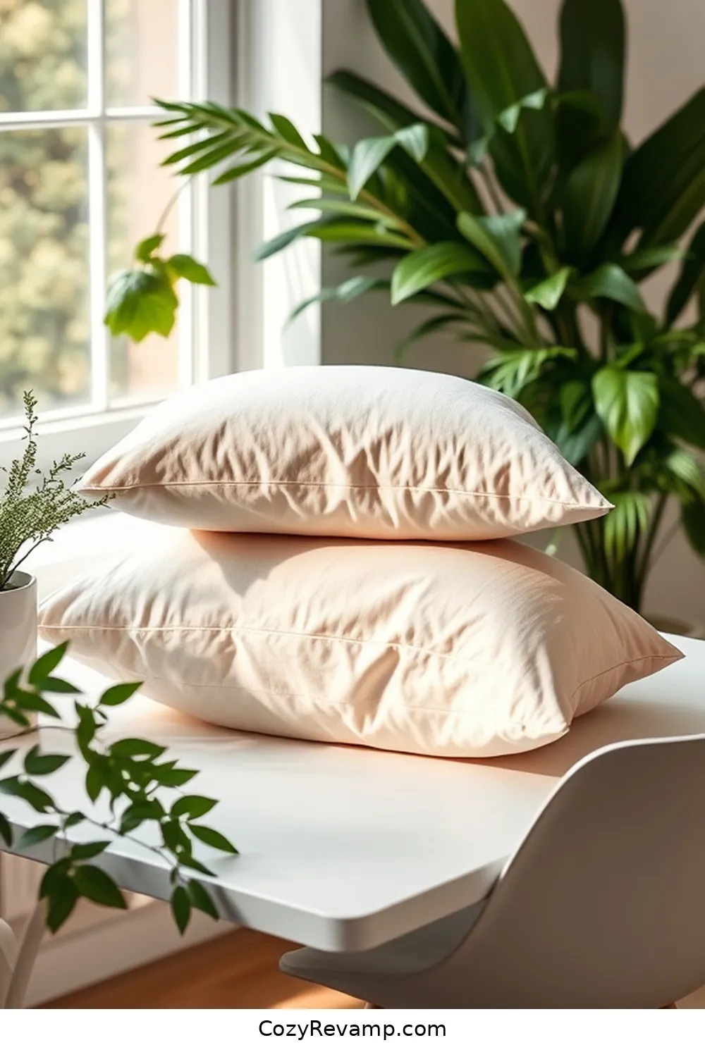 Organic Cotton Aromatherapy Pillows for 20 Essentials for a Scandinavian Home Office With Organic Cotton Material