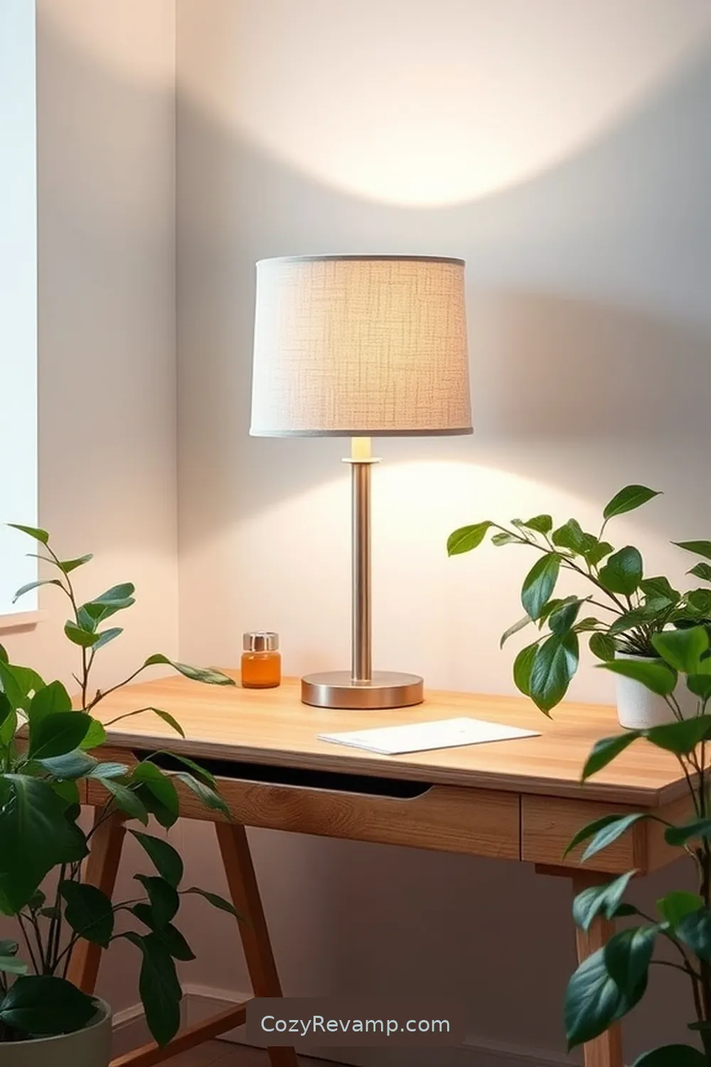 Organic Cotton Desk Lamp Shade for 20 Essentials for a Scandinavian Home Office With Organic Cotton Material