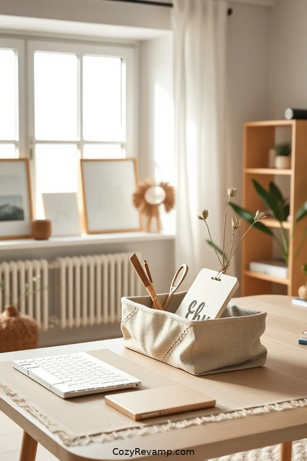 Organic Cotton Desk Organizer for 20 Essentials for a Scandinavian Home Office With Organic Cotton Material