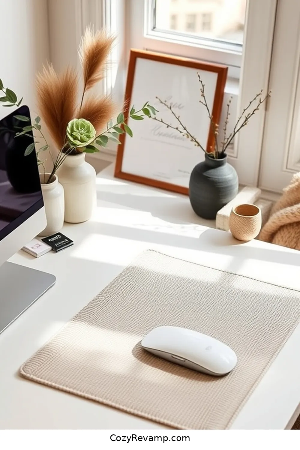 Organic Cotton Mouse Pad for 20 Essentials for a Scandinavian Home Office With Organic Cotton Material