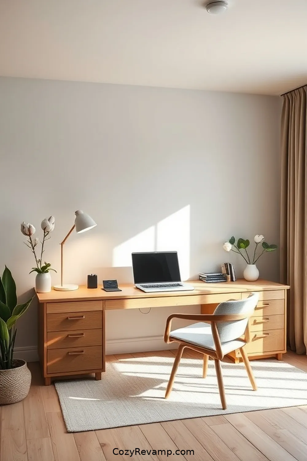 Organic Cotton Task Lighting for 20 Essentials for a Scandinavian Home Office With Organic Cotton Material