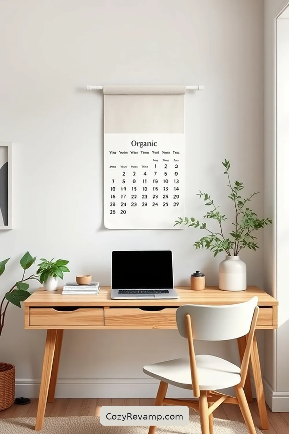 Organic Cotton Wall Calendar for 20 Essentials for a Scandinavian Home Office With Organic Cotton Material