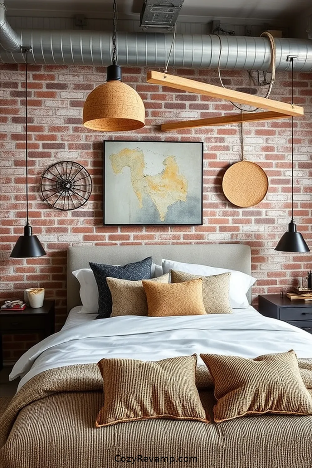 20 Inspiring Ideas for an Industrial Bedroom Using Cork Material 15 Cork Accessories for Decorative Flair for 20 Inspiring Ideas for an Industrial Bedroom Using Cork Material