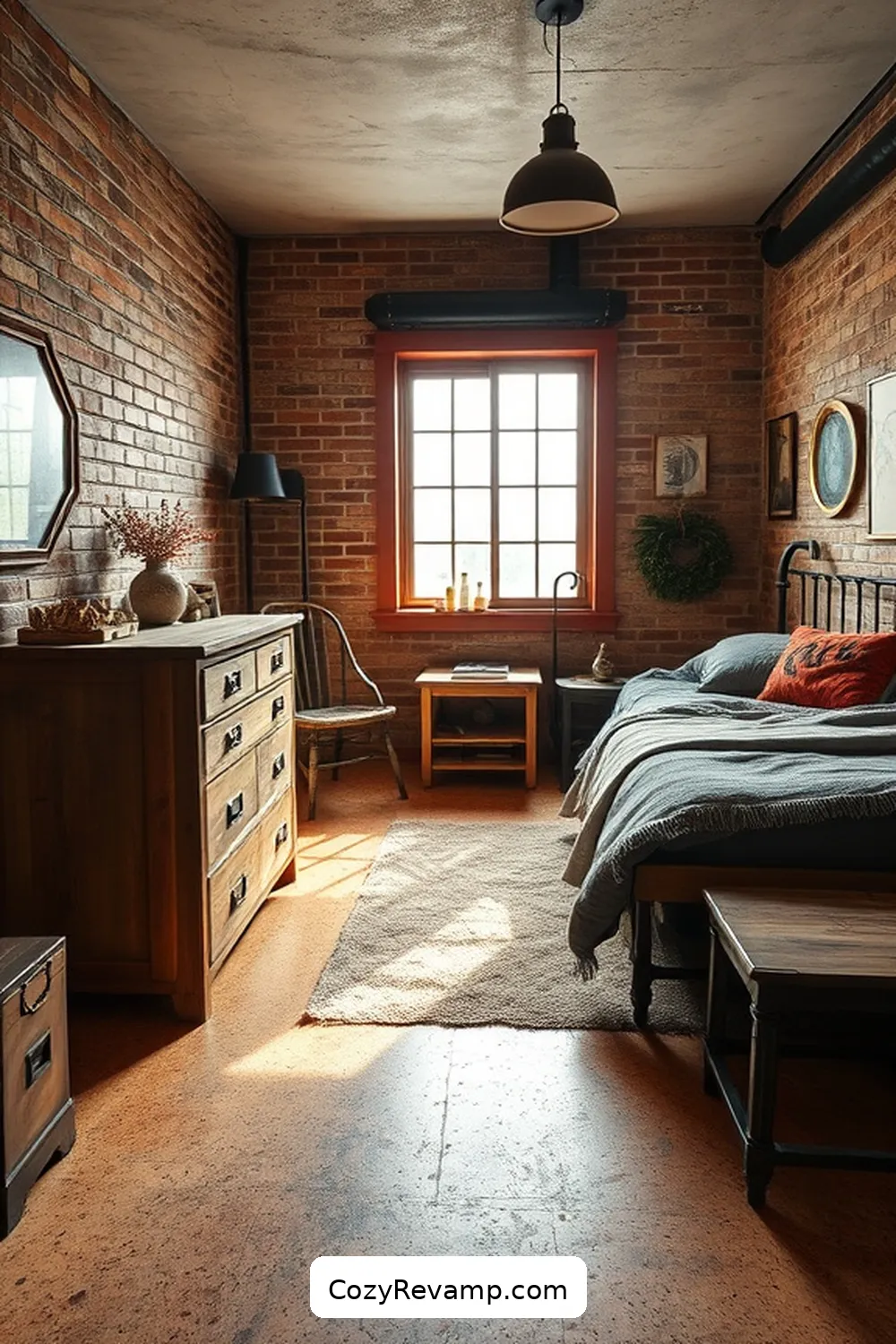 20 Inspiring Ideas for an Industrial Bedroom Using Cork Material 4 Cork Flooring for Warmth and Comfort for 20 Inspiring Ideas for an Industrial Bedroom Using Cork Material