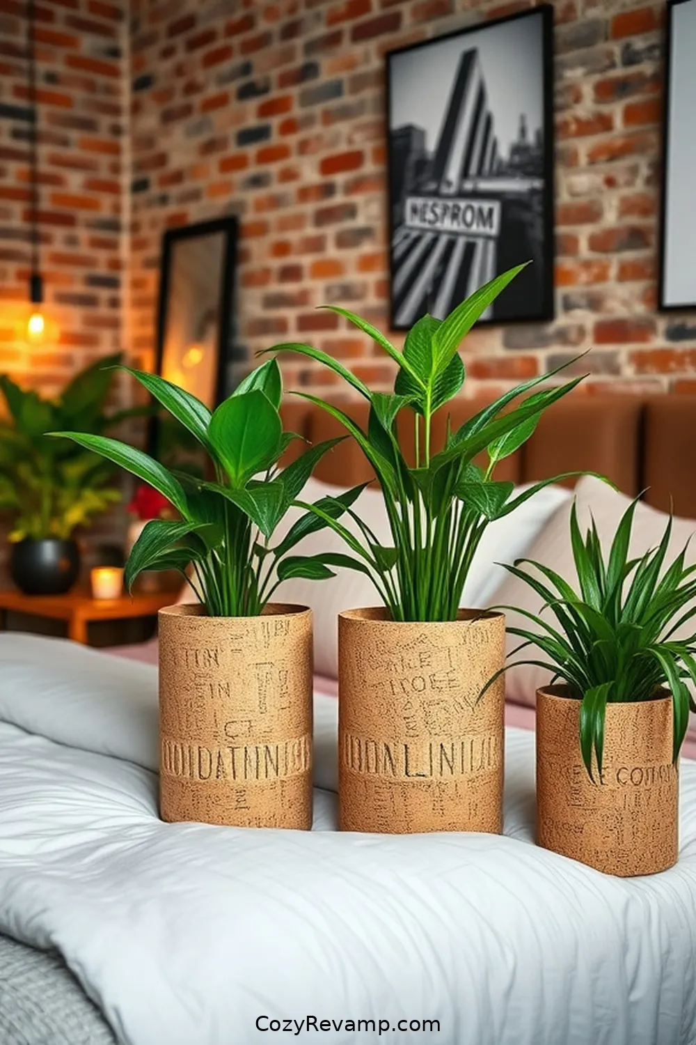 20 Inspiring Ideas for an Industrial Bedroom Using Cork Material 12 Cork Planters for a Natural Vibe for 20 Inspiring Ideas for an Industrial Bedroom Using Cork Material