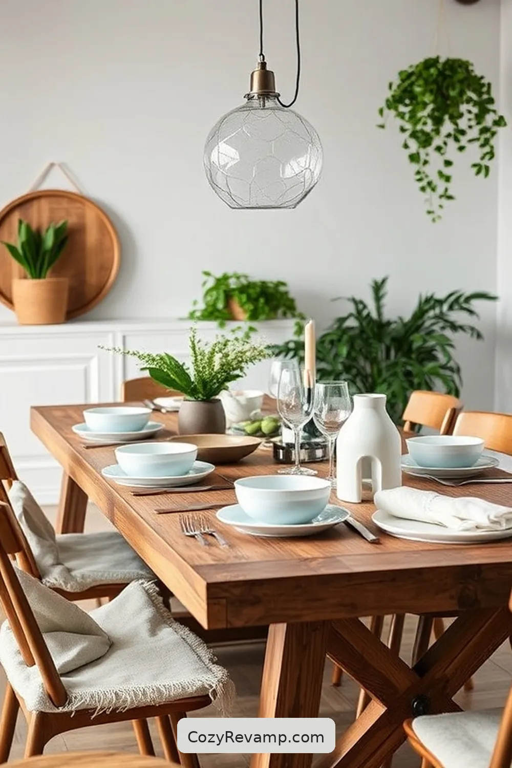 Eco-Friendly Dinnerware for 20 Must-Have Elements for a Scandinavian Dining Room With Organic Cotton Material
