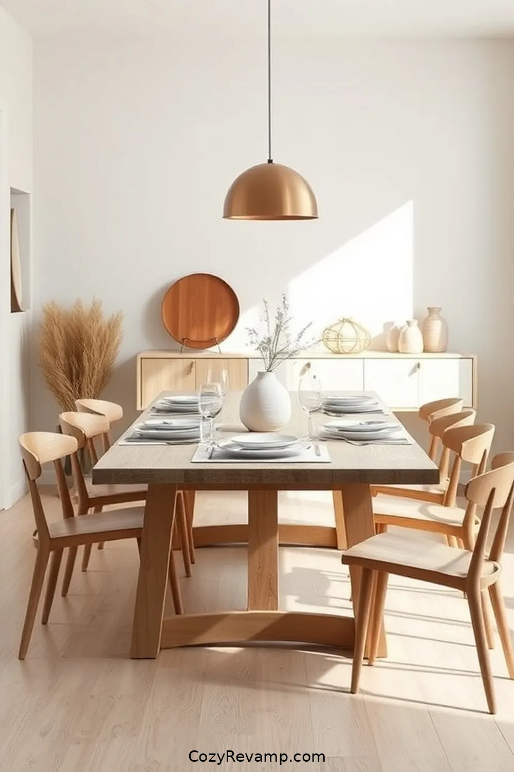 Functional Dining Table for 20 Must-Have Elements for a Scandinavian Dining Room With Organic Cotton Material