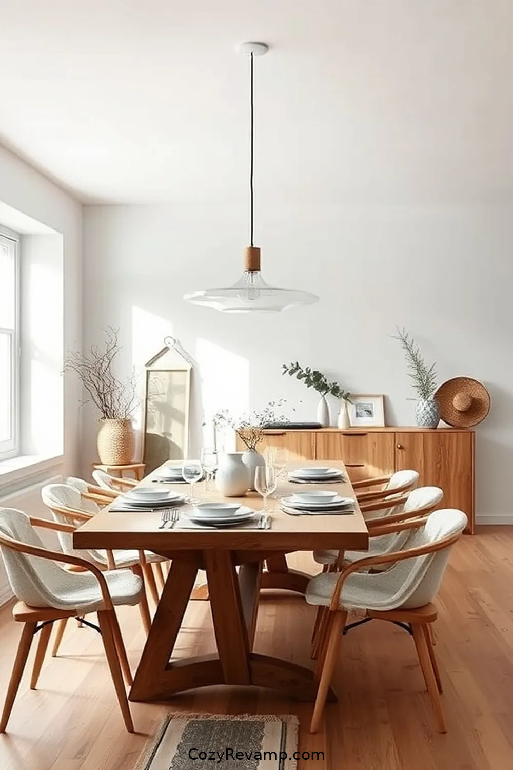 Minimalist Lighting Fixtures for 20 Must-Have Elements for a Scandinavian Dining Room With Organic Cotton Material