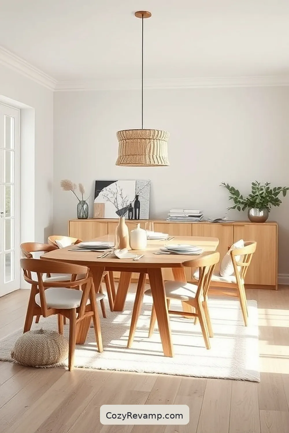 Neutral Color Palette for 20 Must-Have Elements for a Scandinavian Dining Room With Organic Cotton Material