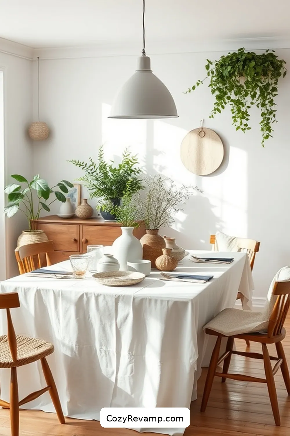 Personal Touches and Accessories for 20 Must-Have Elements for a Scandinavian Dining Room With Organic Cotton Material
