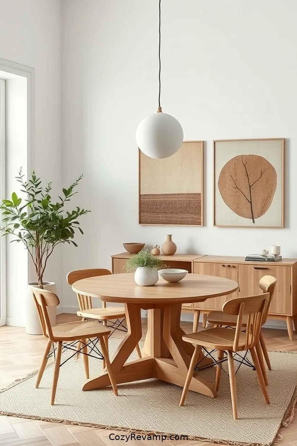 Wall Art and Decor for 20 Must-Have Elements for a Scandinavian Dining Room With Organic Cotton Material