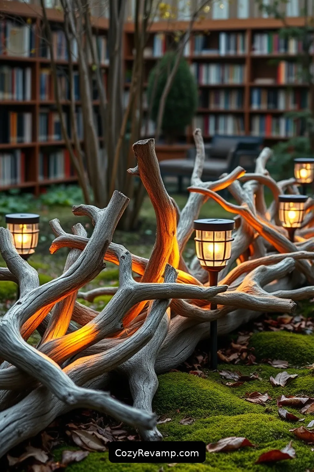 20 Must-Have Materials for Rustic Library Solar-Powered Lights 8 Driftwood for 20 Must-Have Materials for Rustic Library Solar-Powered Lights