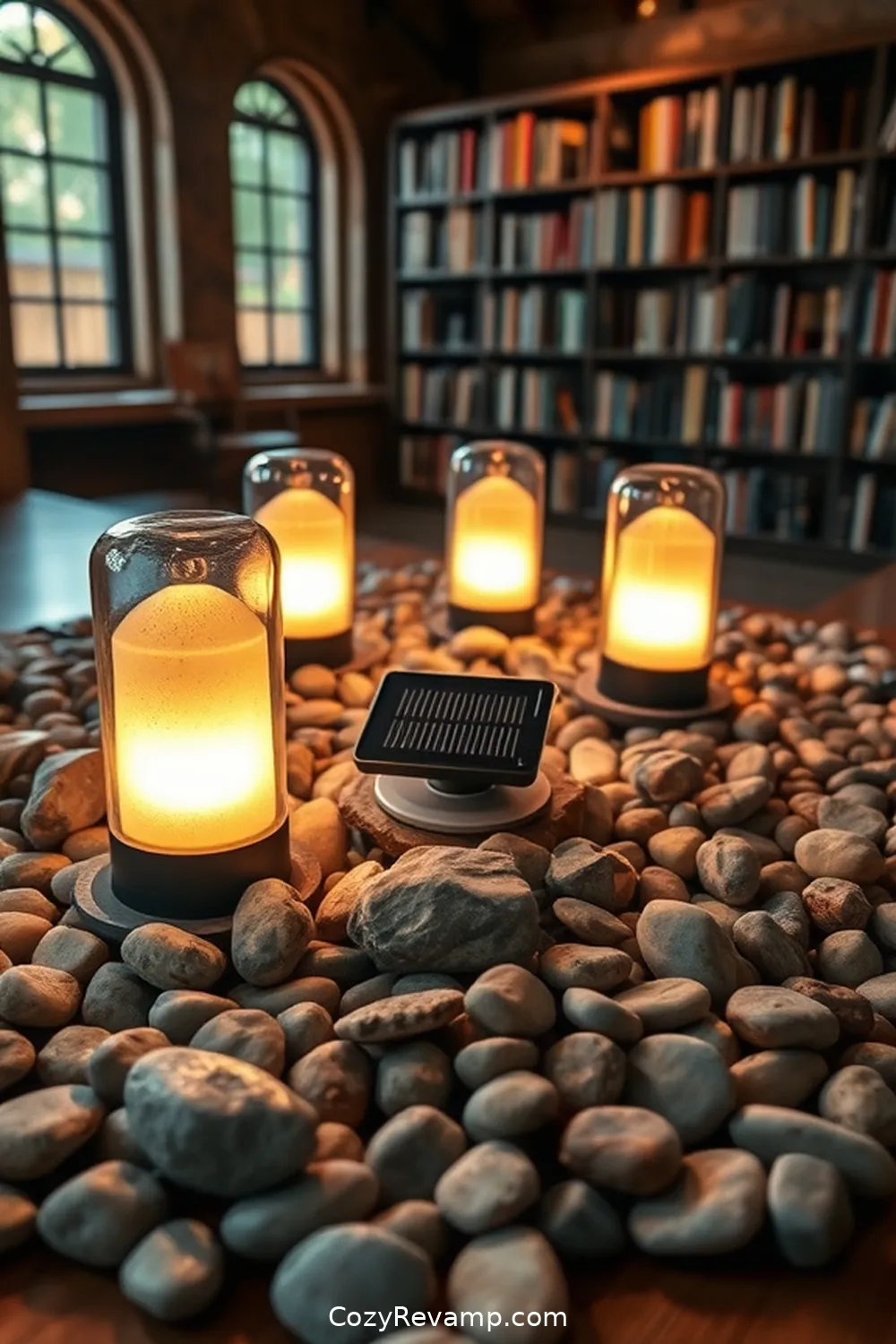 20 Must-Have Materials for Rustic Library Solar-Powered Lights 14 Stone or Pebbles for 20 Must-Have Materials for Rustic Library Solar-Powered Lights