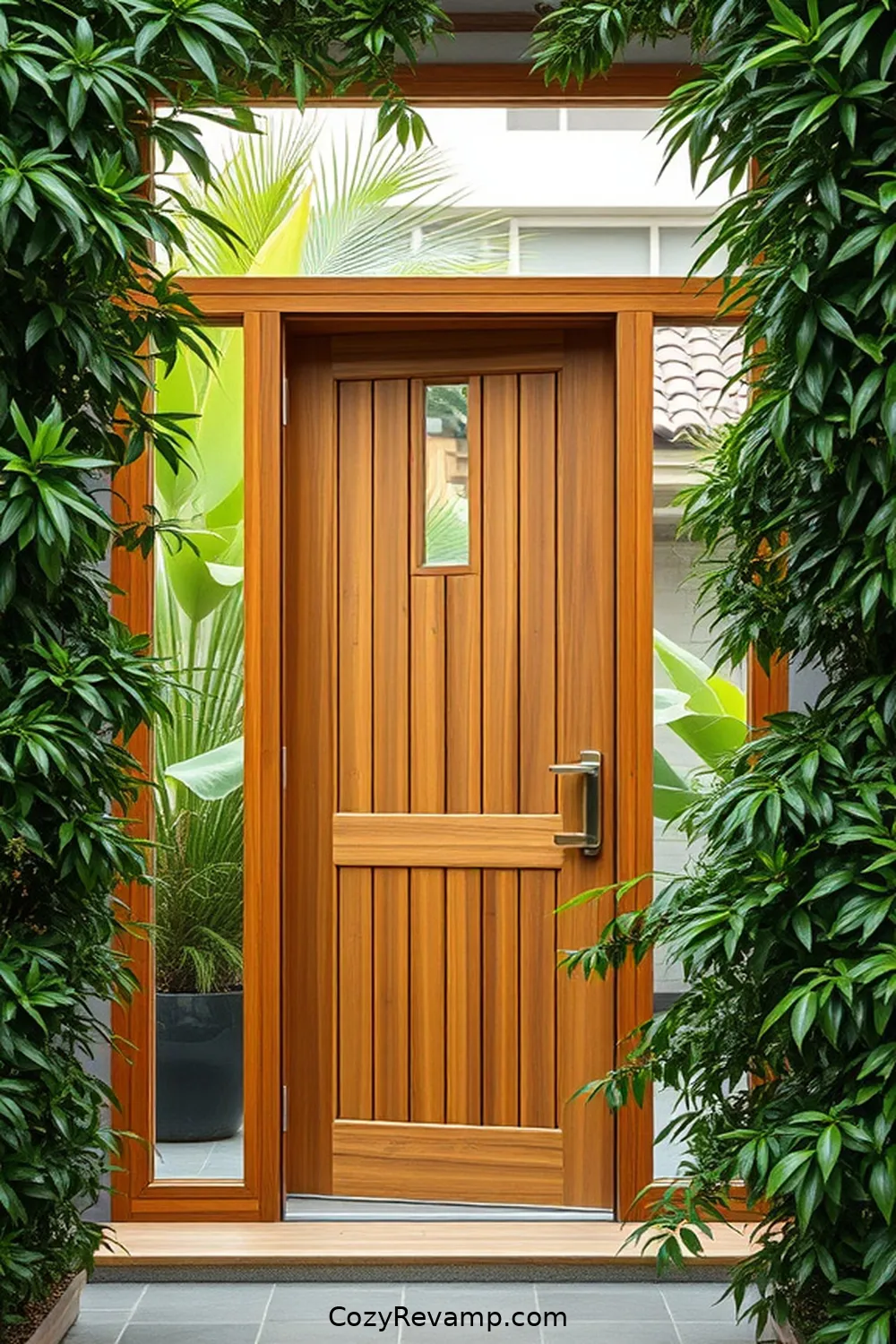 20 Stunning Industrial Entryways With Bamboo Material 20 Bamboo and Glass Door for an Open Feel for 20 Stunning Industrial Entryways With Bamboo Material