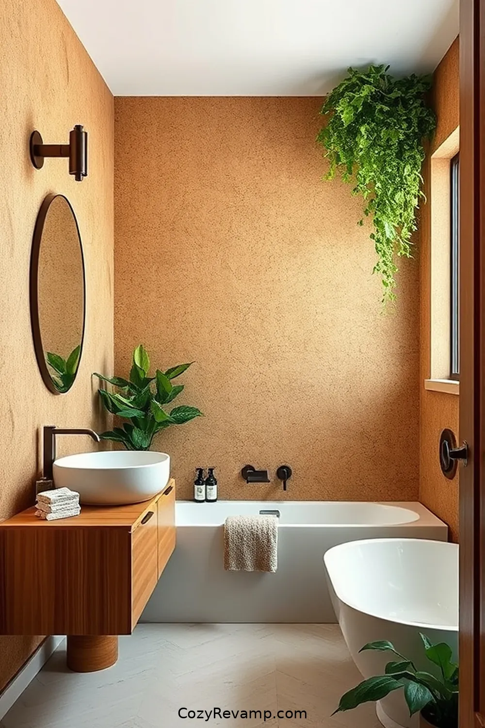 20 Stunning Modern Farmhouse Bathroom Designs Featuring Cork Material 21 Embracing Corkβs Versatility in Decor for 20 Stunning Modern Farmhouse Bathroom Designs Featuring Cork Material