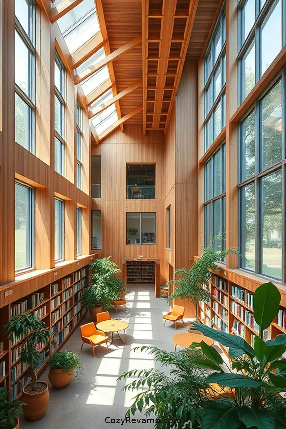 20 Stunning Scandinavian Libraries Featuring Natural Fiber Materials 5 The Kolding Library, Kolding, Denmark for 20 Stunning Scandinavian Libraries Featuring Natural Fiber Materials