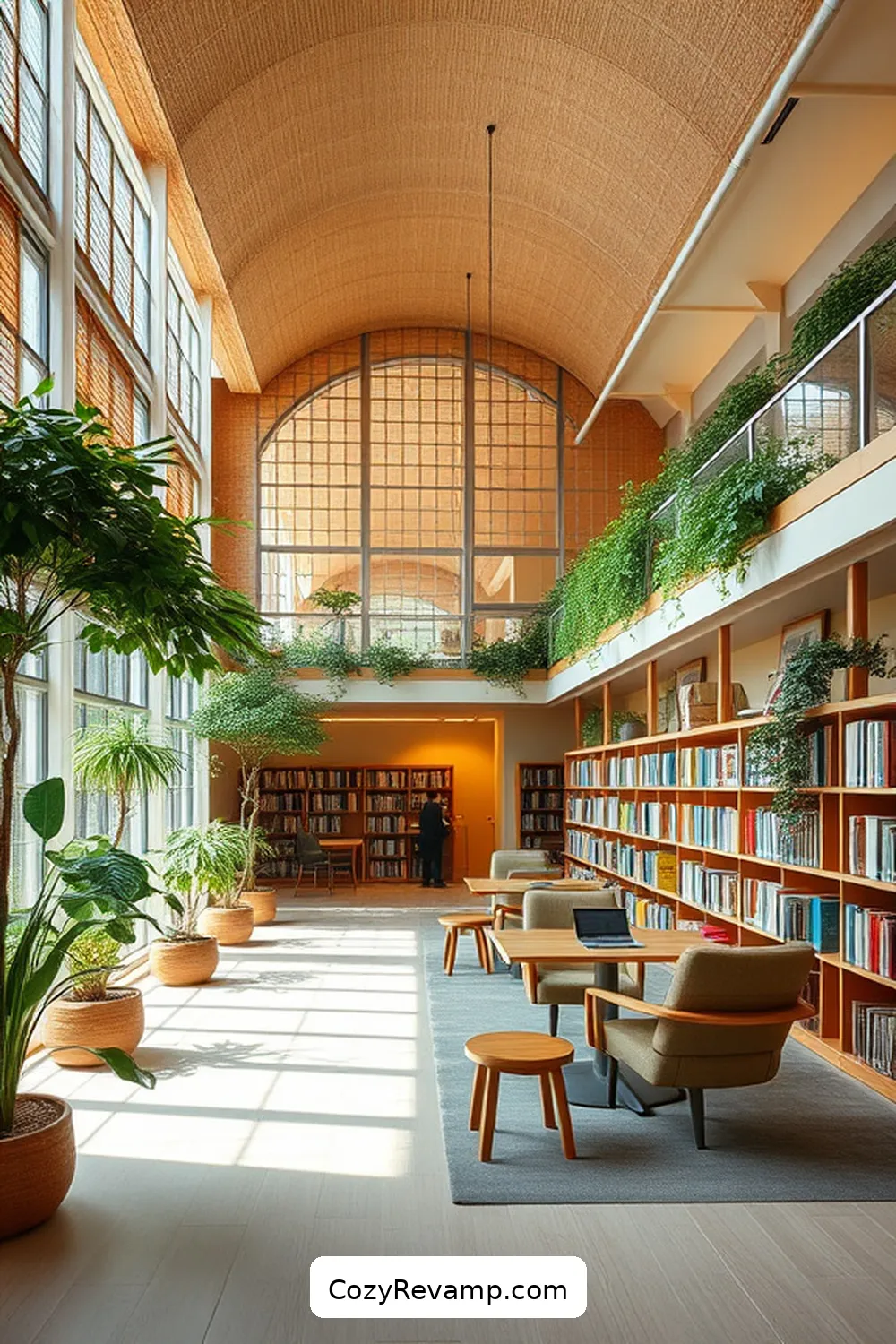20 Stunning Scandinavian Libraries Featuring Natural Fiber Materials 19 The Kungsbacka Library, Kungsbacka, Sweden for 20 Stunning Scandinavian Libraries Featuring Natural Fiber Materials