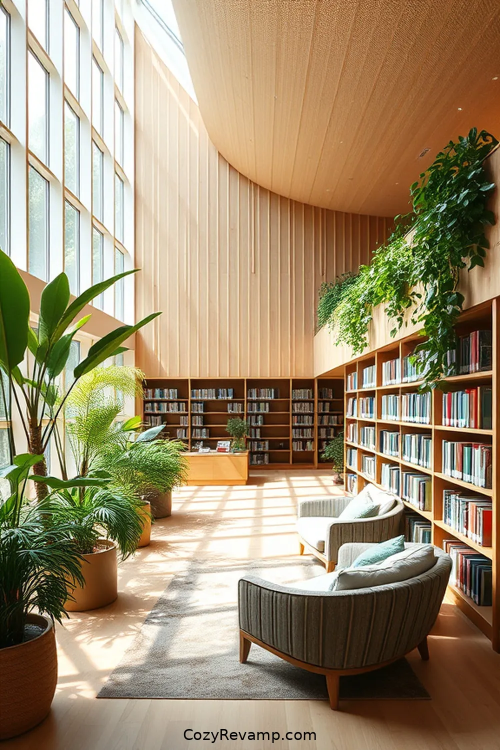20 Stunning Scandinavian Libraries Featuring Natural Fiber Materials 21 The Värmdö Library, Värmdö, Sweden for 20 Stunning Scandinavian Libraries Featuring Natural Fiber Materials