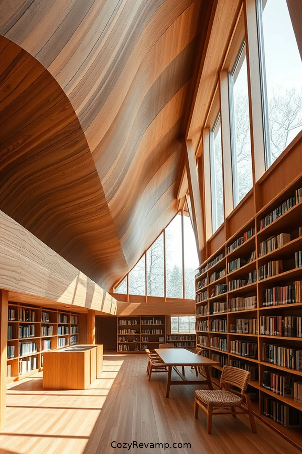 20 Stunning Scandinavian Libraries Featuring Natural Fiber Materials 7 The Vennesla Library and Culture House, Vennesla, Norway for 20 Stunning Scandinavian Libraries Featuring Natural Fiber Materials