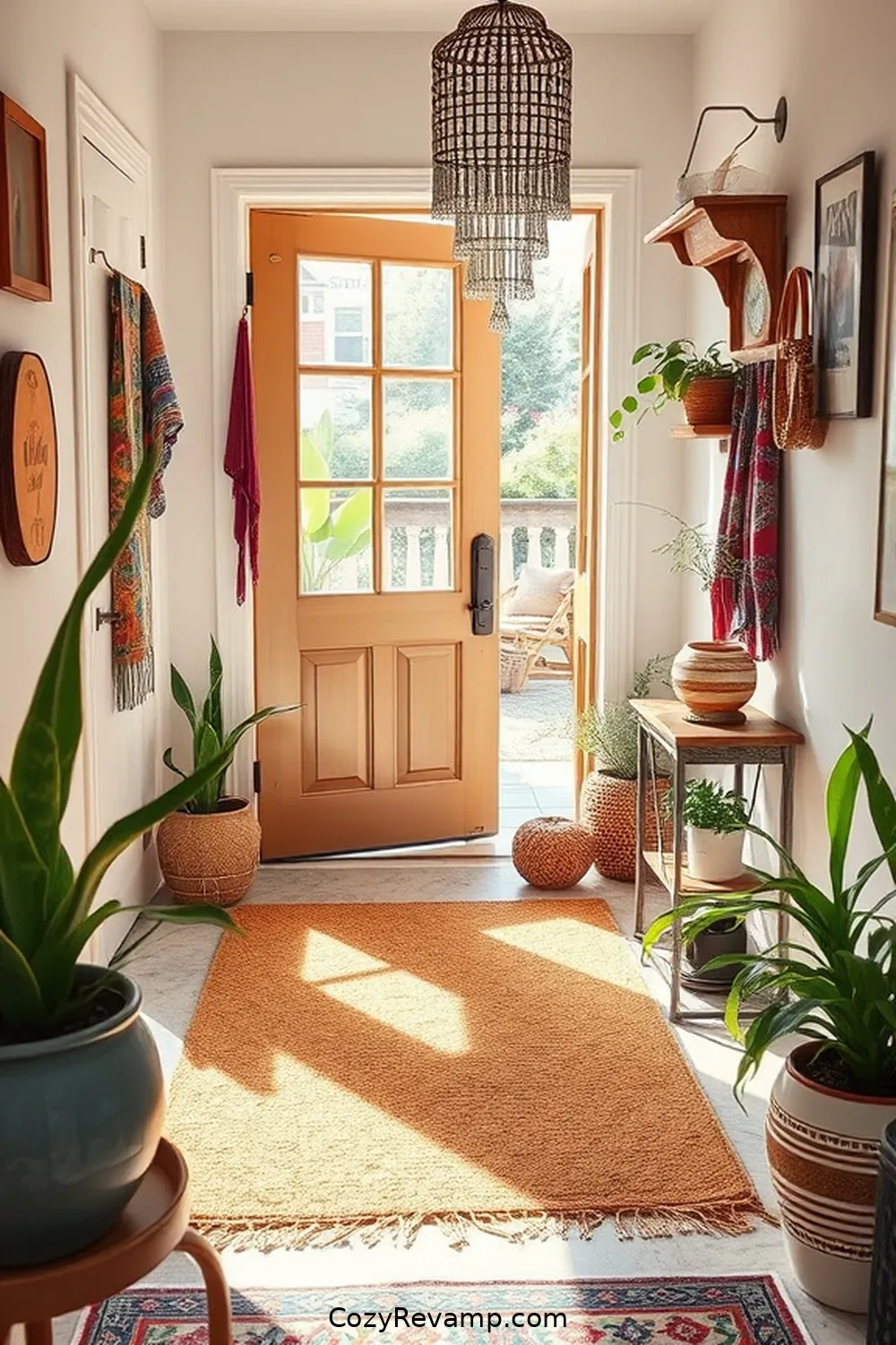 20 Ways to Create a Bohemian Entryway With Cork Material 10 Create a Cork Doormat for 20 Ways to Create a Bohemian Entryway With Cork Material