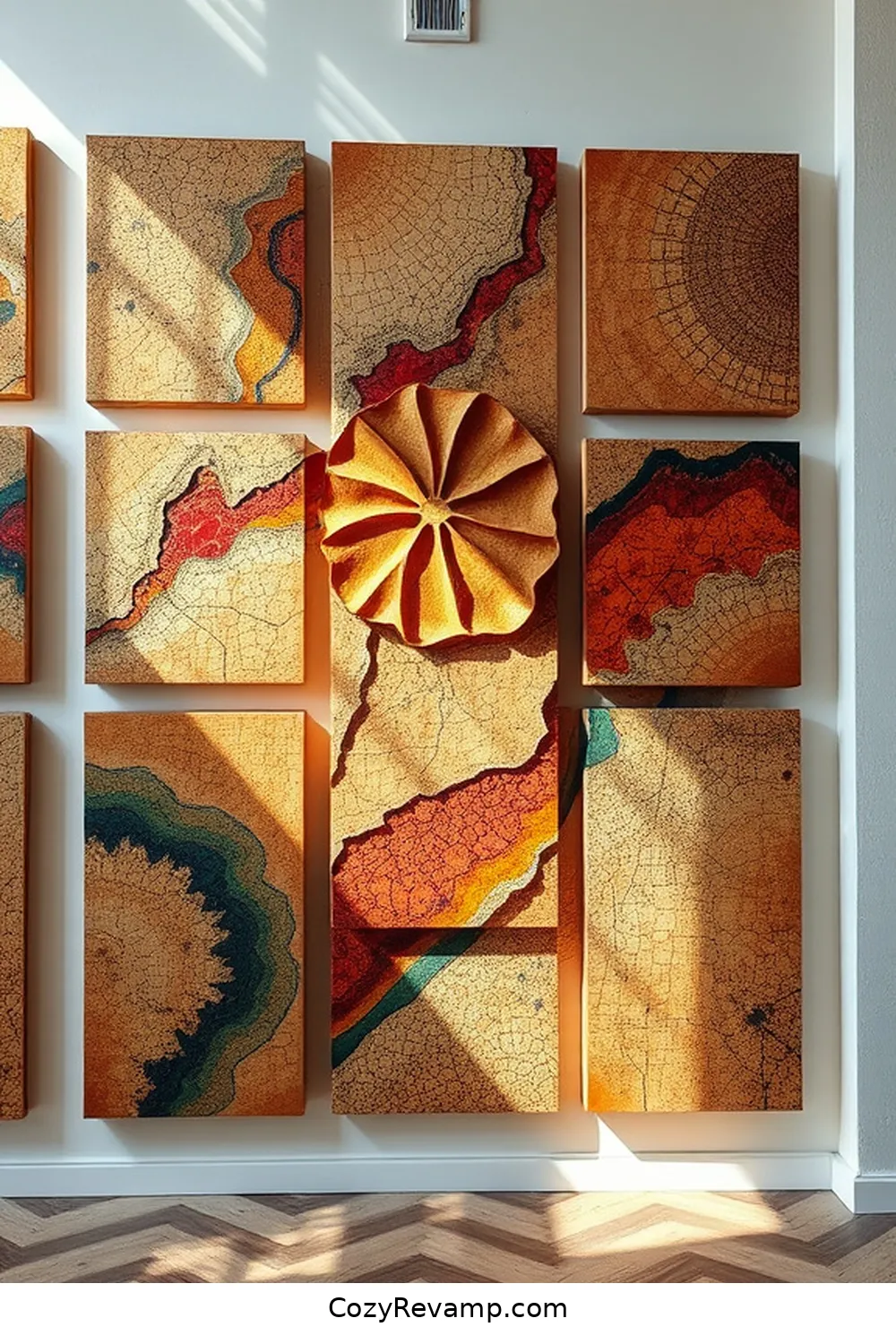 20 Ways to Create a Bohemian Entryway With Cork Material 3 Design a Cork Wall Art Gallery for 20 Ways to Create a Bohemian Entryway With Cork Material