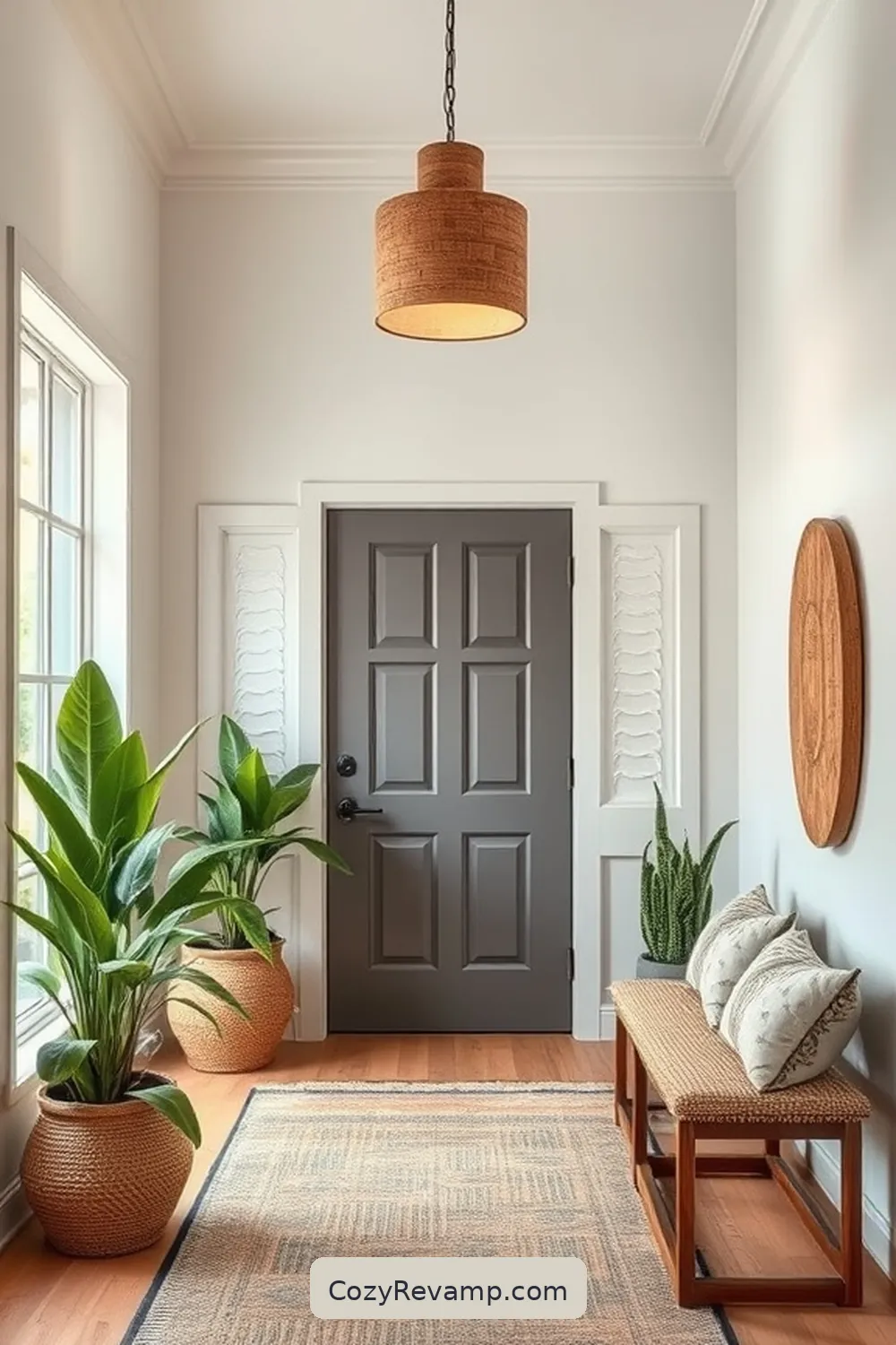 20 Ways to Create a Bohemian Entryway With Cork Material 16 Incorporate Cork Into Your Lighting Fixtures for 20 Ways to Create a Bohemian Entryway With Cork Material