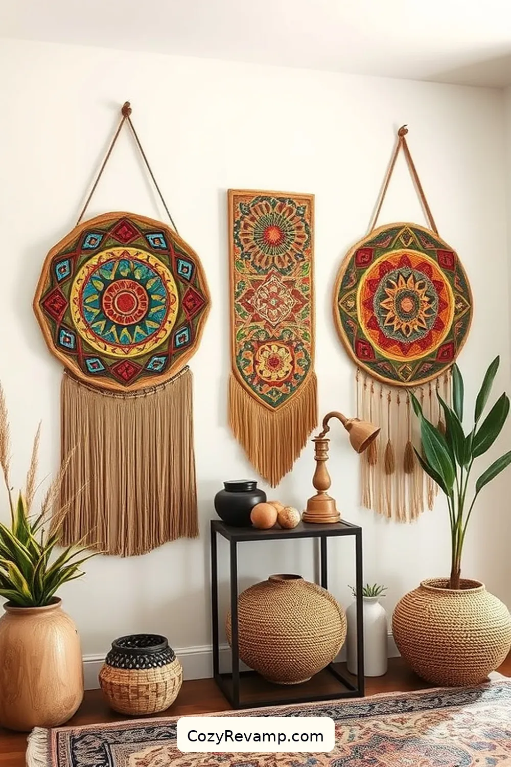 20 Ways to Create a Bohemian Entryway With Cork Material 21 Make Cork Artisanal Wall Hangings for 20 Ways to Create a Bohemian Entryway With Cork Material