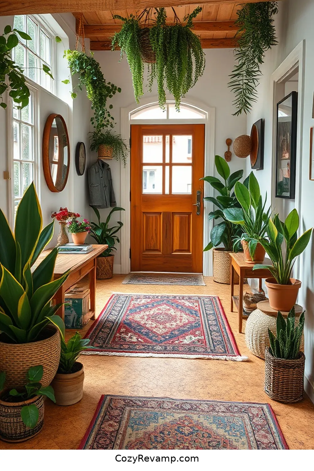 20 Ways to Create a Bohemian Entryway With Cork Material 2 Use Cork Tiles for a Unique Flooring Option for 20 Ways to Create a Bohemian Entryway With Cork Material