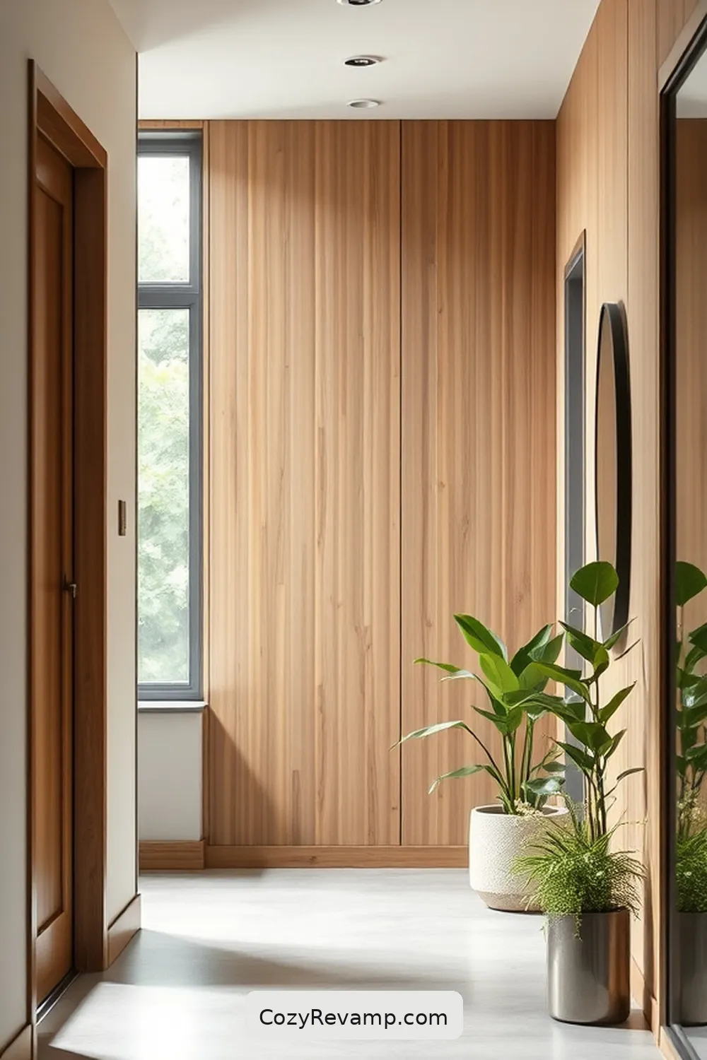 Incorporate Bamboo Wall Panels for 20 Ways to Create a Scandinavian Hallway With Bamboo Material
