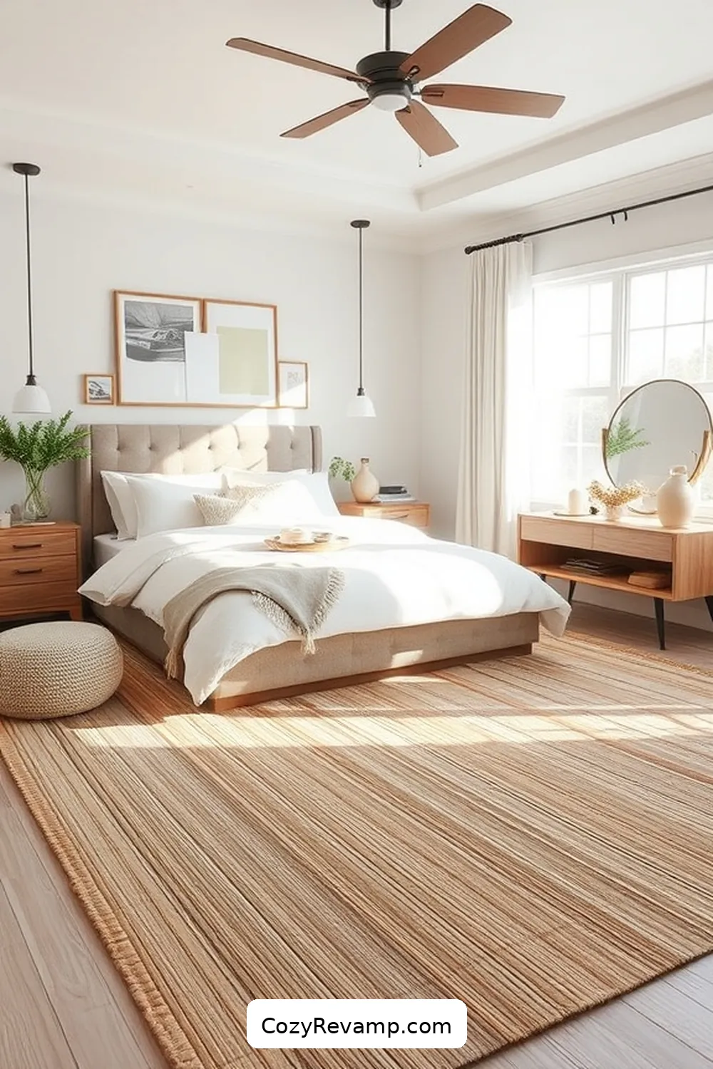 20 Ways to Use Bamboo Material in a Modern Farmhouse Bedroom 13 Bamboo Rugs for 20 Ways to Use Bamboo Material in a Modern Farmhouse Bedroom