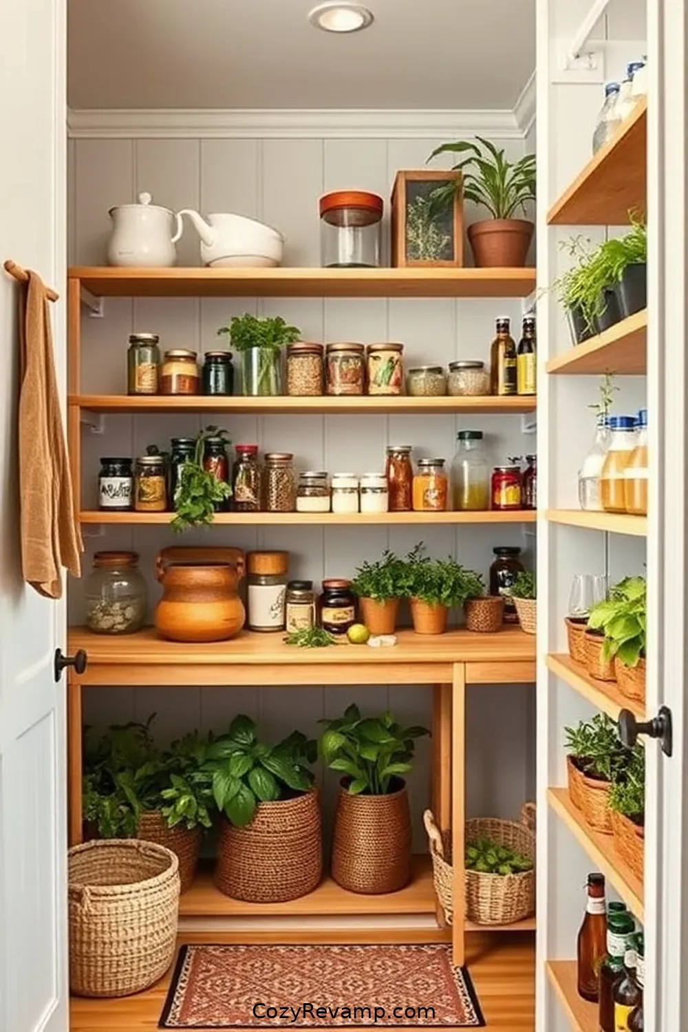 21 Creative Ways to Design a Bohemian Kitchen With Bamboo Material 16 Bamboo Pantry Organizers: Keep It Tidy for 21 Creative Ways to Design a Bohemian Kitchen With Bamboo Material