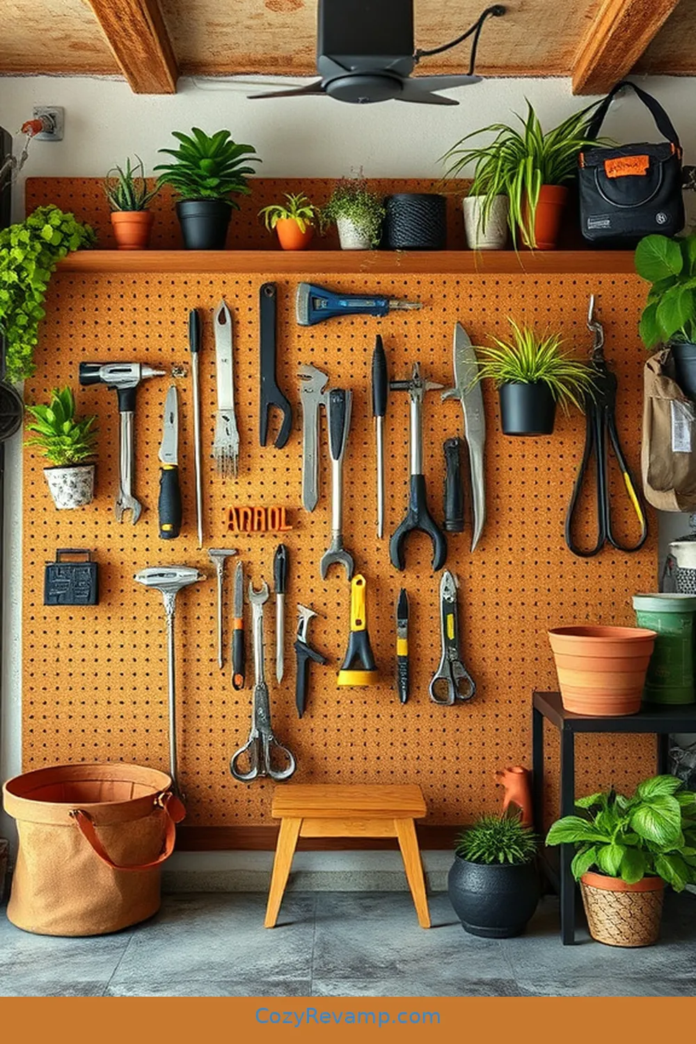 21 Creative Ways to Use Cork Material in Your Rustic Garage 7 Cork Pegboards for Tool Organization for 21 Creative Ways to Use Cork Material in Your Rustic Garage