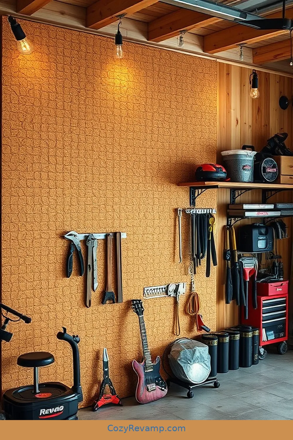 21 Creative Ways to Use Cork Material in Your Rustic Garage 21 Cork Wall Divider for Space Management for 21 Creative Ways to Use Cork Material in Your Rustic Garage