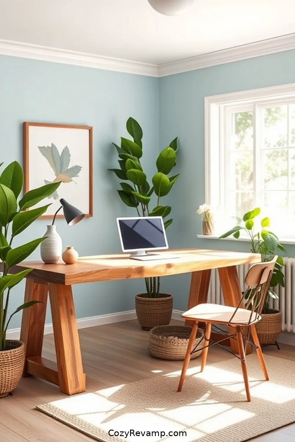 Embrace Reclaimed Wood Desks for 21 Design Tips for Coastal Home Offices With Recycled Wood Materials