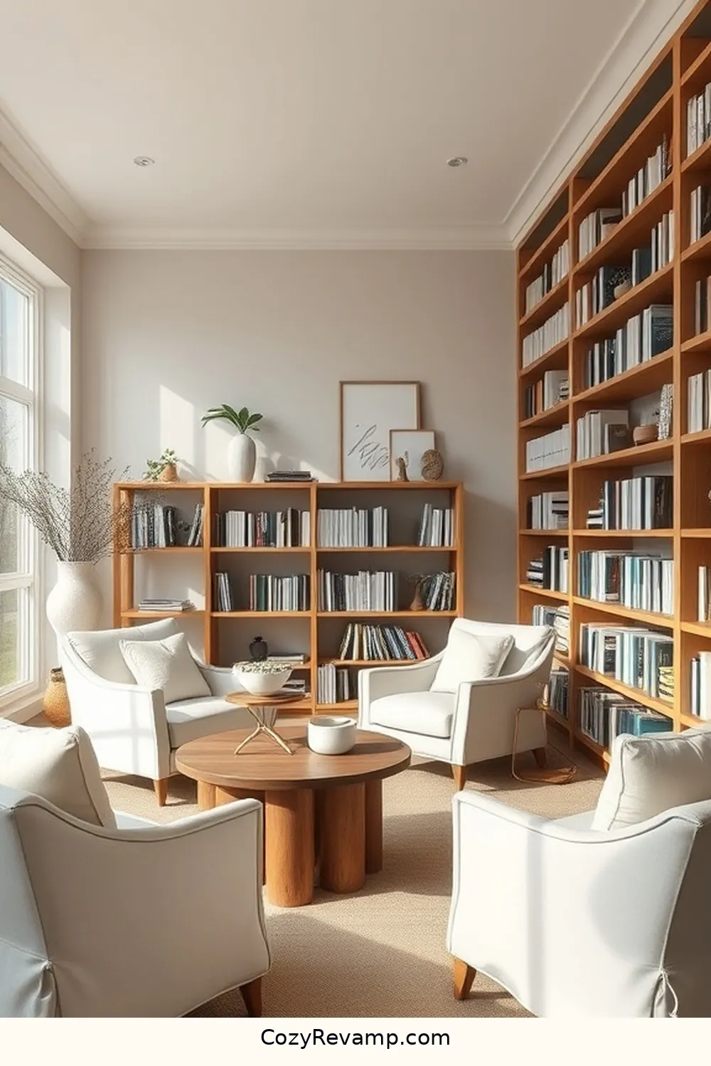 21 Essential Design Tips for a Modern Farmhouse Library With Organic Cotton Material 15 Maintain a Clutter-Free Environment for 21 Essential Design Tips for a Modern Farmhouse Library With Organic Cotton Material