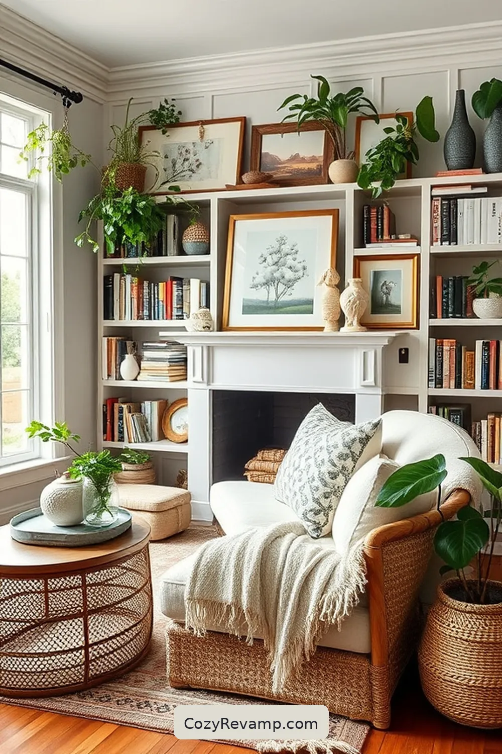 21 Essential Design Tips for a Modern Farmhouse Library With Organic Cotton Material 13 Personalize With Artwork and Decor for 21 Essential Design Tips for a Modern Farmhouse Library With Organic Cotton Material