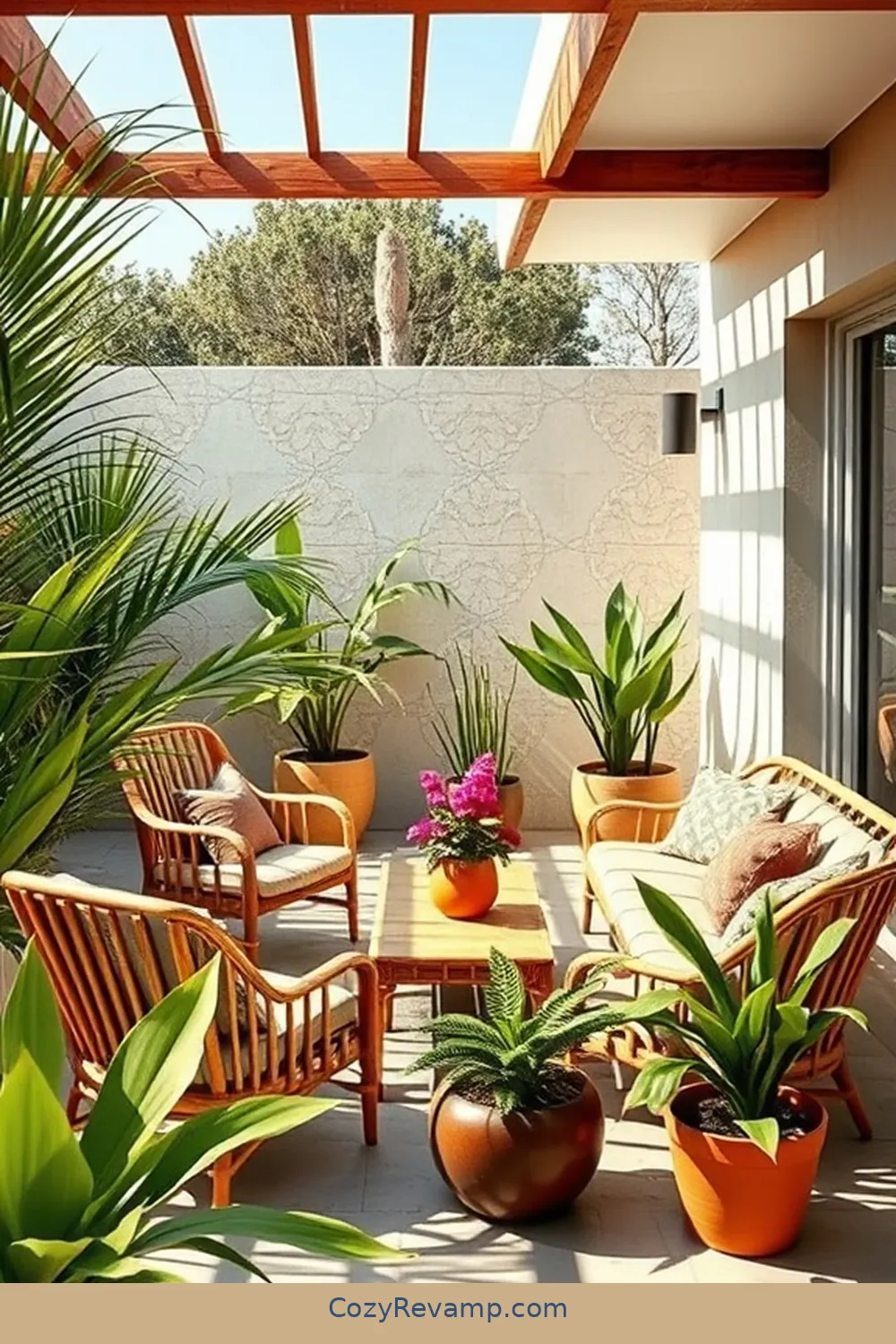 21 Essential Elements of Mid-Century Modern Outdoor Patios With Bamboo Material 4 Clean Lines and Geometric Shapes for 21 Essential Elements of Mid-Century Modern Outdoor Patios With Bamboo Material
