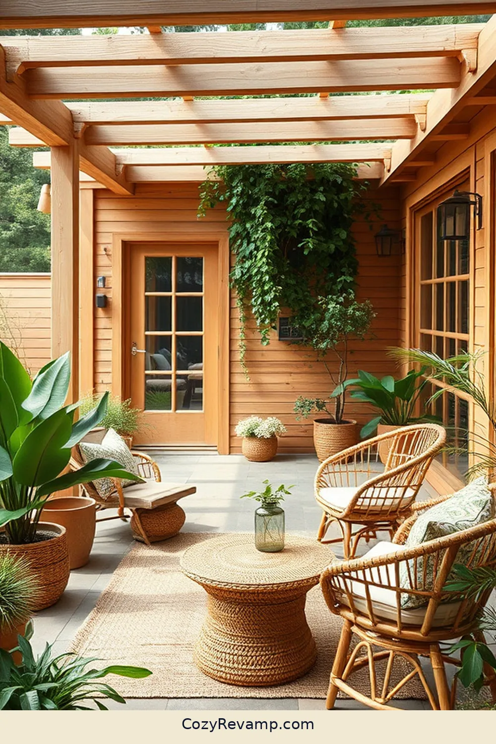 21 Essential Elements of Scandinavian Outdoor Patios With Bamboo Material 13 Natural Wood Elements for 21 Essential Elements of Scandinavian Outdoor Patios With Bamboo Material