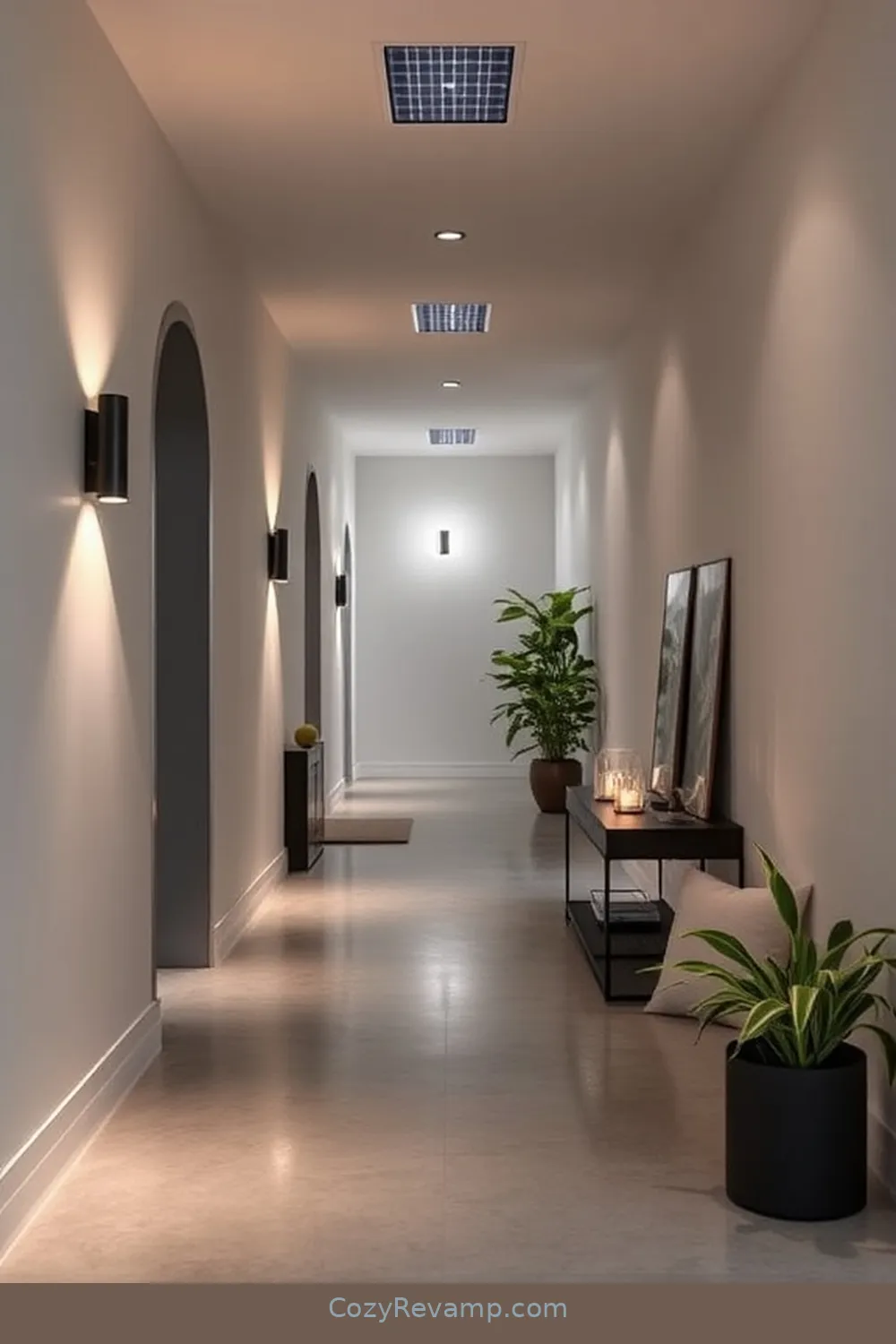 21 Essential Materials for Minimalist Hallways With Solar-Powered Lights 4 Concrete Flooring for 21 Essential Materials for Minimalist Hallways With Solar-Powered Lights
